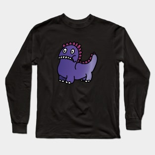 Purple Monster Grin Long Sleeve T-Shirt